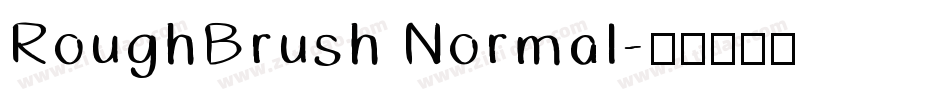 RoughBrush Normal字体转换